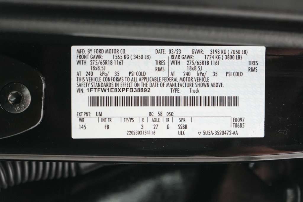 Certified 2023 Ford F150 XLT w/ Equipment Group 302A High AWD/4WD image 23