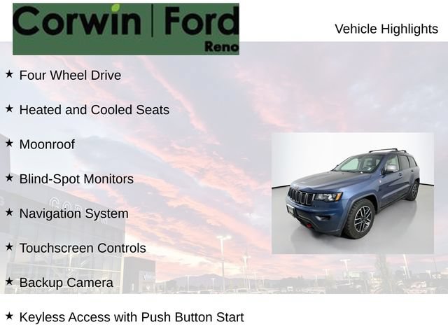 Used 2021 Jeep Grand Cherokee Trailhawk AWD/4WD image 7
