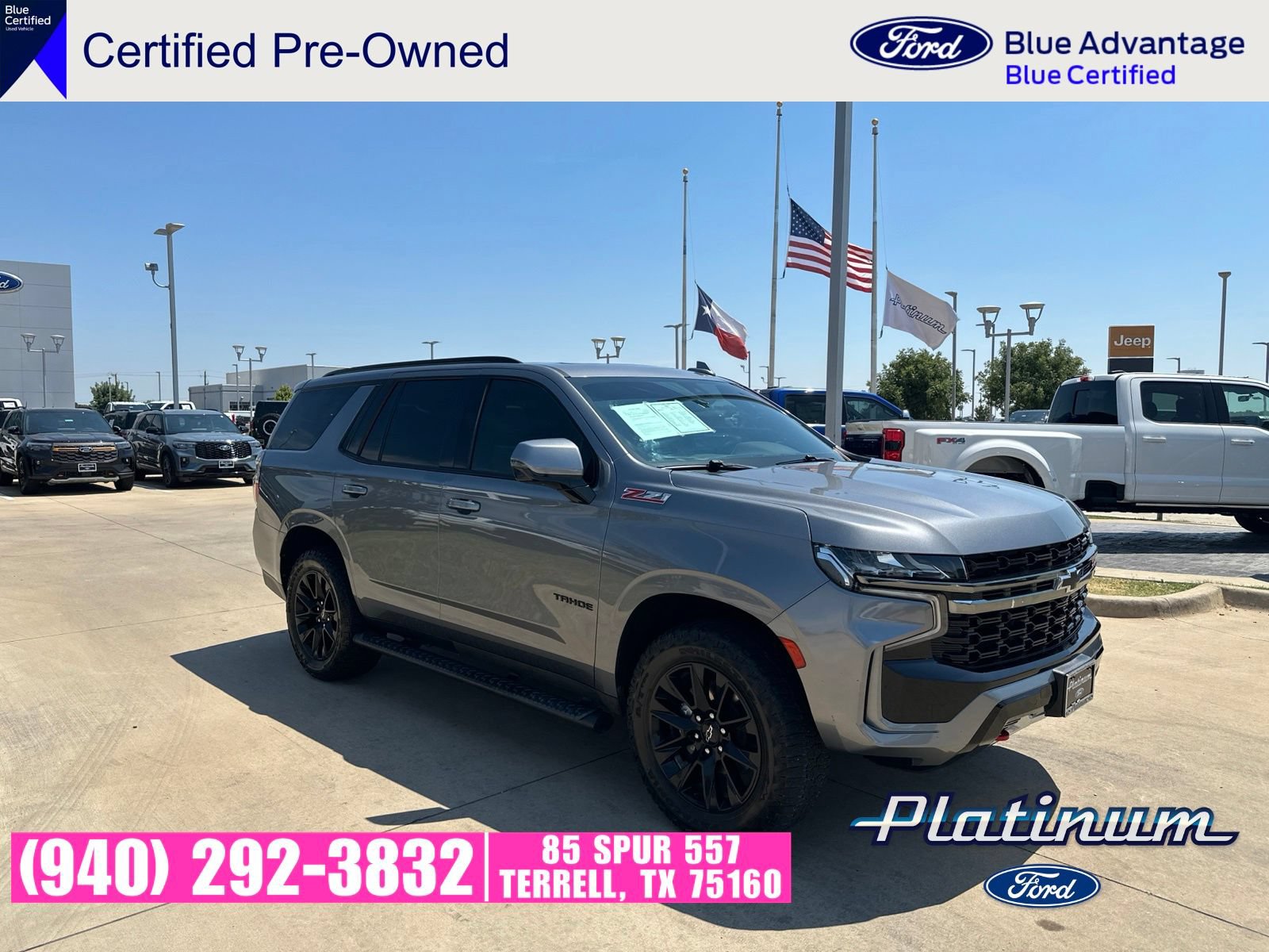 Used 2022 Chevrolet Tahoe Z71 w/ Luxury Package AWD/4WD image 8