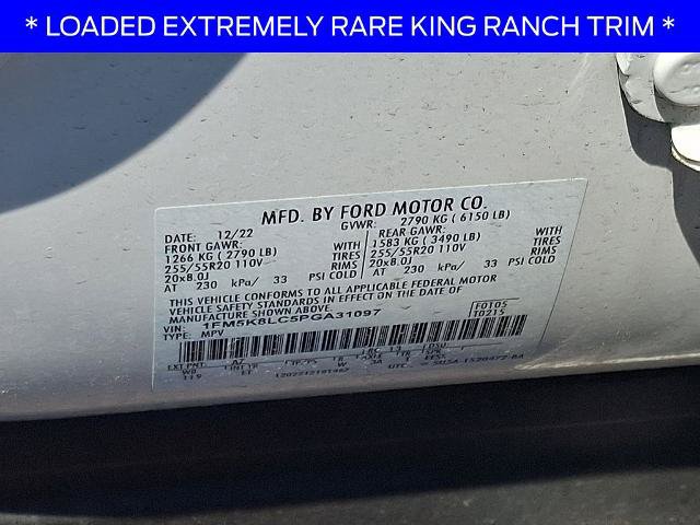 Certified 2023 Ford Explorer King Ranch w/ Class IV Trailer Tow Package AWD/4WD image 26