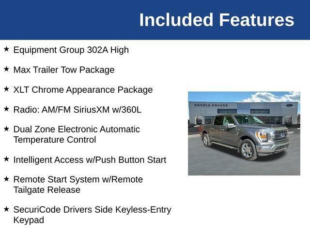 Certified 2022 Ford F150 XLT w/ Equipment Group 302A High AWD/4WD image 9