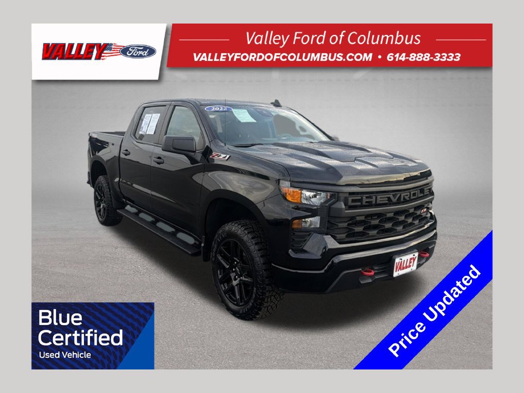 Used 2022 Chevrolet Silverado 1500 Custom Trail Boss AWD/4WD image 1