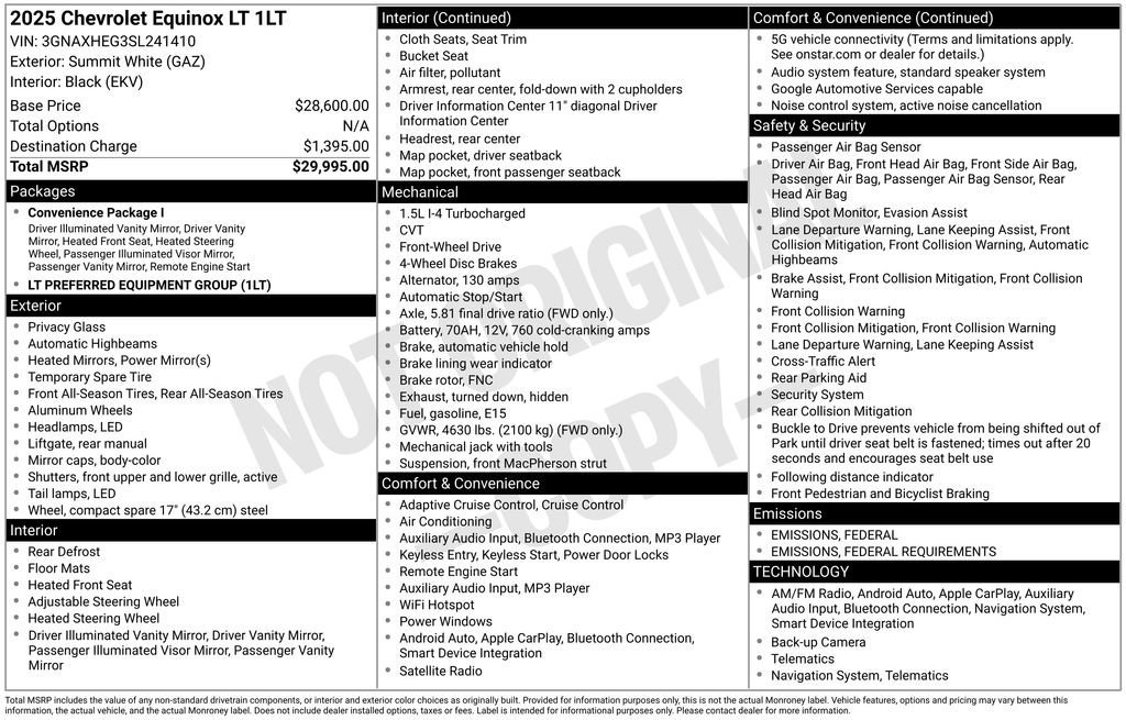 Used 2025 Chevrolet Equinox LT image 9