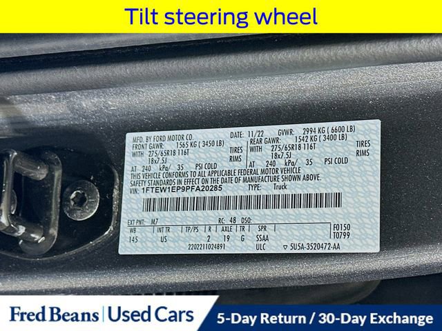 Certified 2023 Ford F150 XLT w/ Equipment Group 302A High image 37