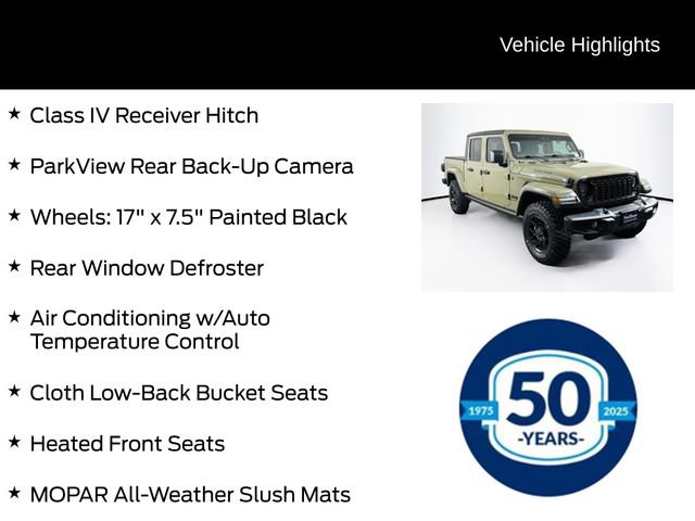 Used 2025 Jeep Gladiator Sport AWD/4WD image 11