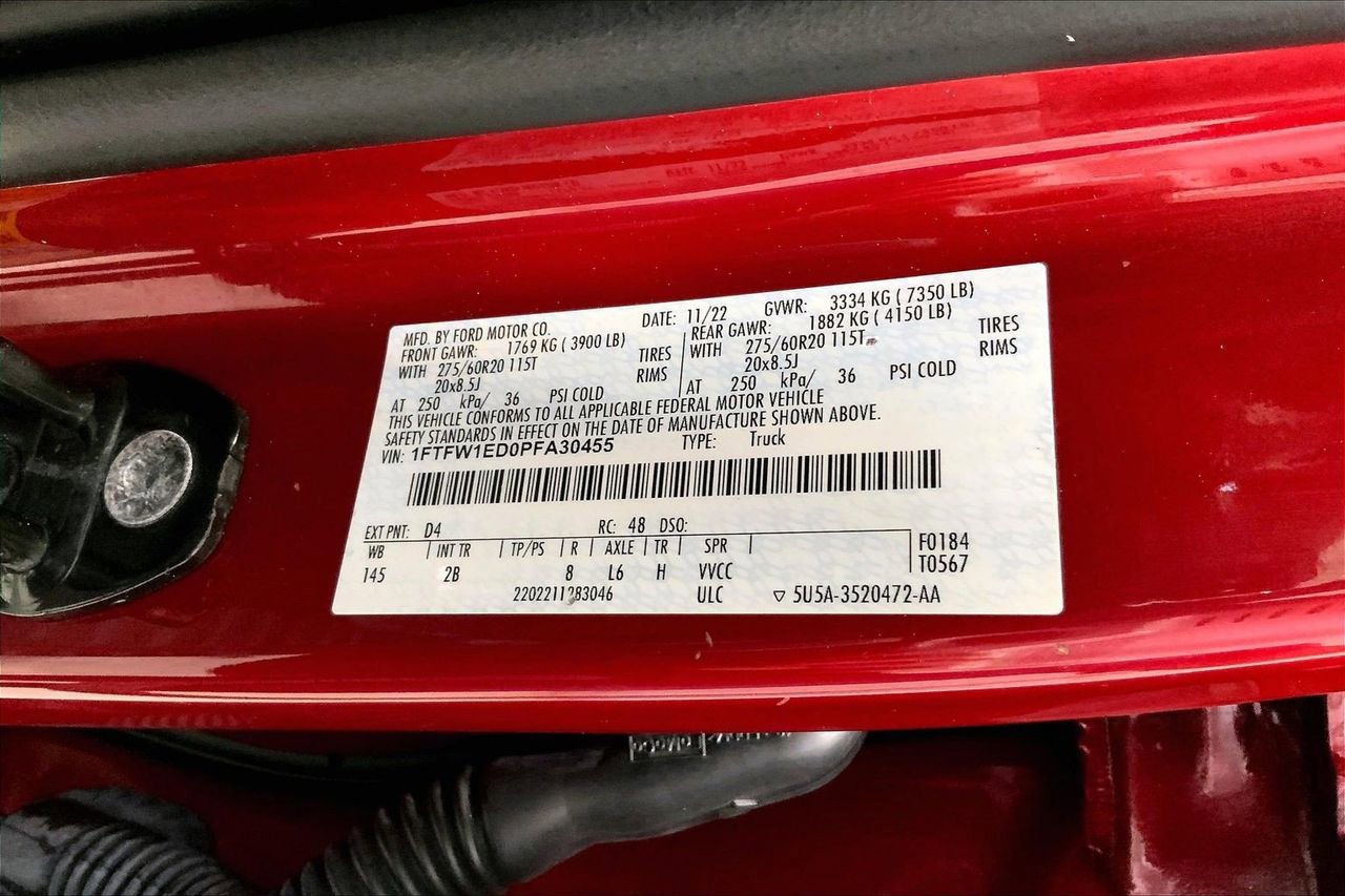 Certified 2023 Ford F150 Lariat w/ Equipment Group 502A High AWD/4WD image 33
