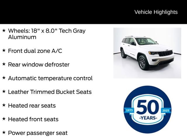 Used 2017 Jeep Grand Cherokee Limited AWD/4WD image 16
