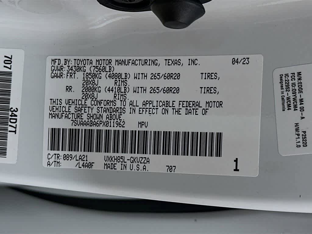 Used 2023 Toyota Sequoia Platinum AWD/4WD image 23