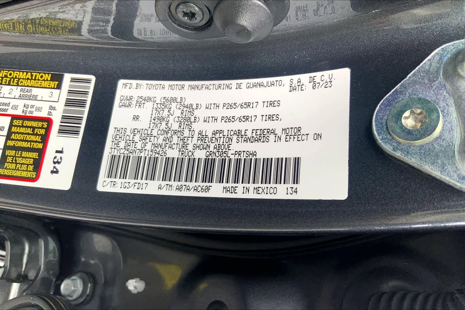 Used 2023 Toyota Tacoma TRD Sport w/ Advanced Technology Package AWD/4WD image 29