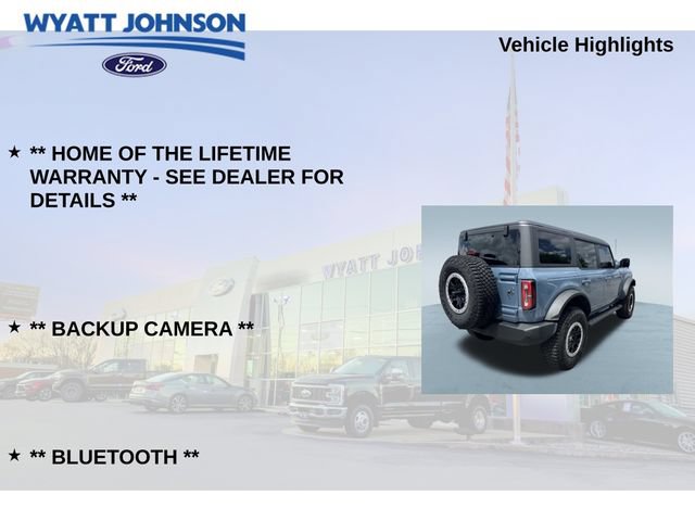 Certified 2024 Ford Bronco Outer Banks w/ Sasquatch Package AWD/4WD image 5