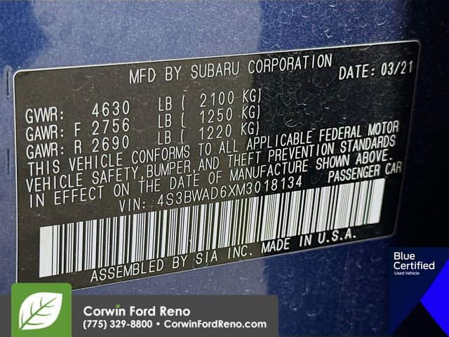 Used 2021 Subaru Legacy Premium AWD/4WD image 35