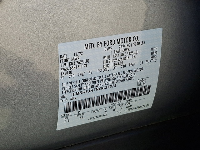 Certified 2022 Ford Explorer Timberline w/ Timberline Technology Package AWD/4WD image 39