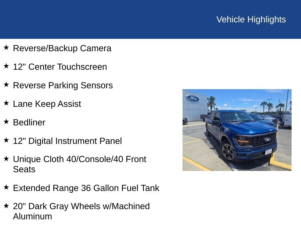 Certified 2025 Ford F150 STX w/ Equipment Group 200A AWD/4WD image 10