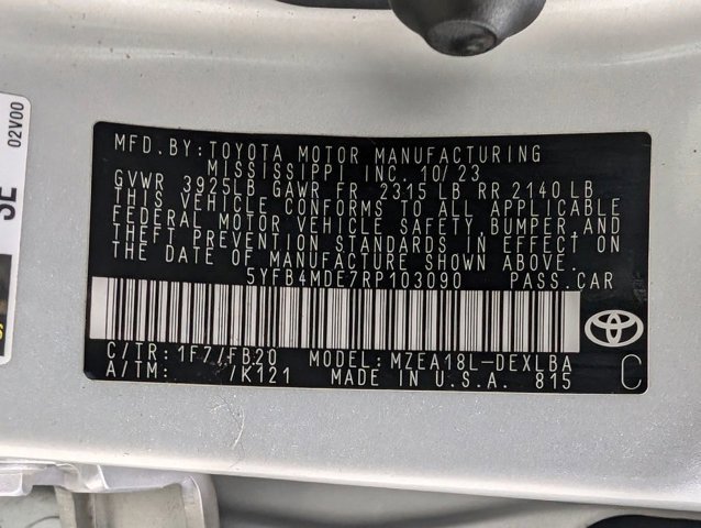 Used 2024 Toyota Corolla LE image 9