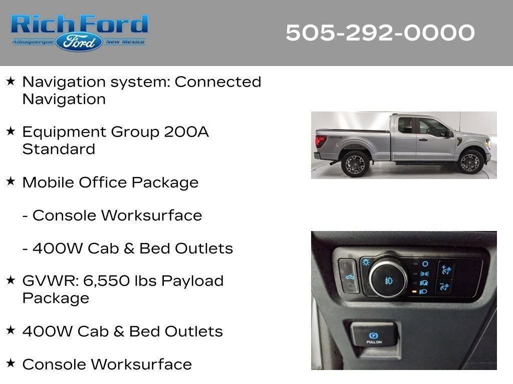 Certified 2024 Ford F150 STX w/ Mobile Office Package AWD/4WD image 15