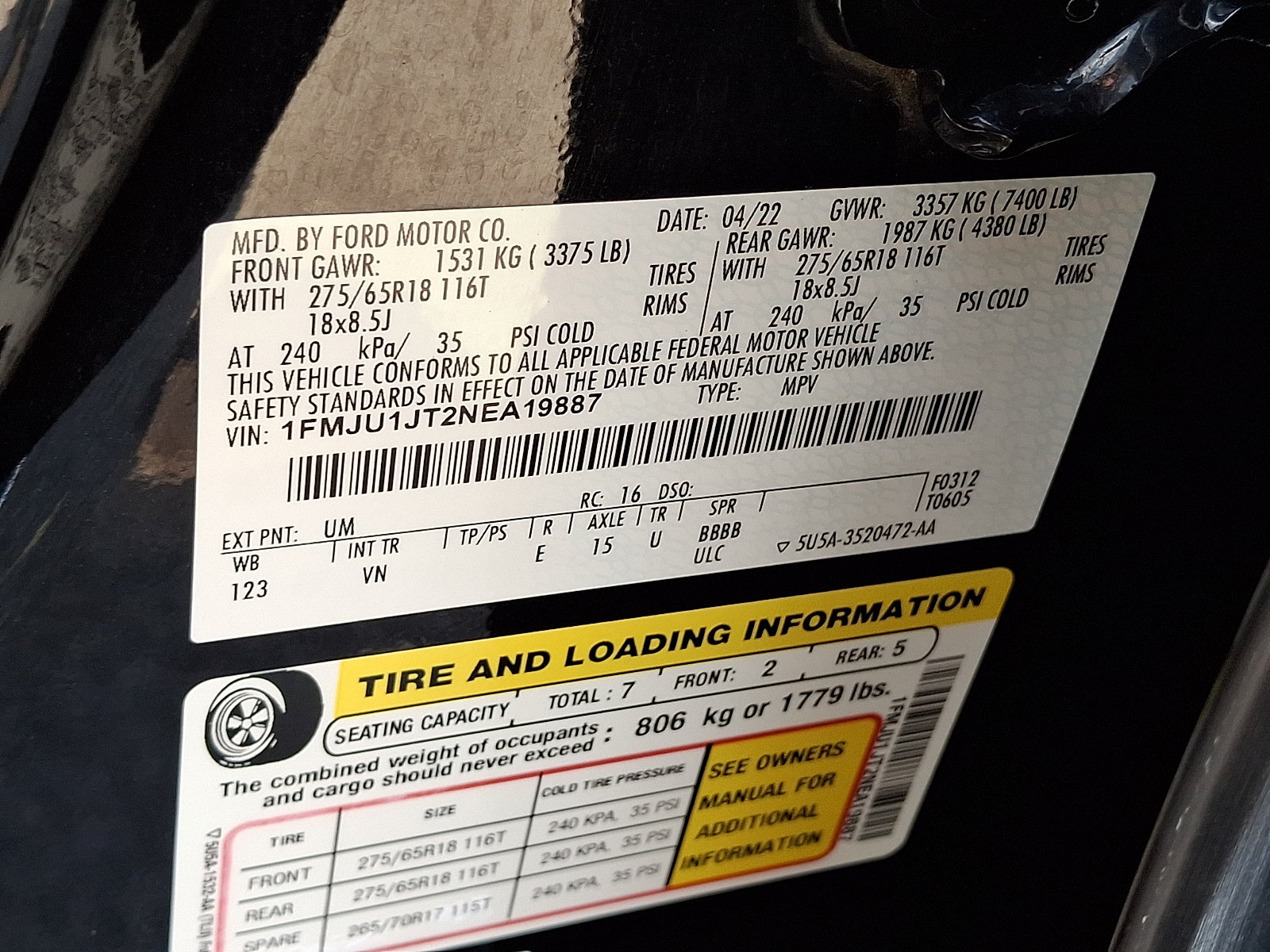 Certified 2022 Ford Expedition XLT AWD/4WD image 32