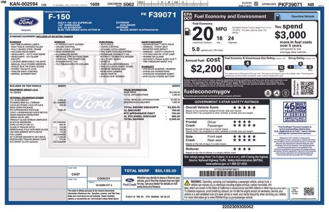 Certified 2023 Ford F150 XL w/ STX Appearance Package image 42