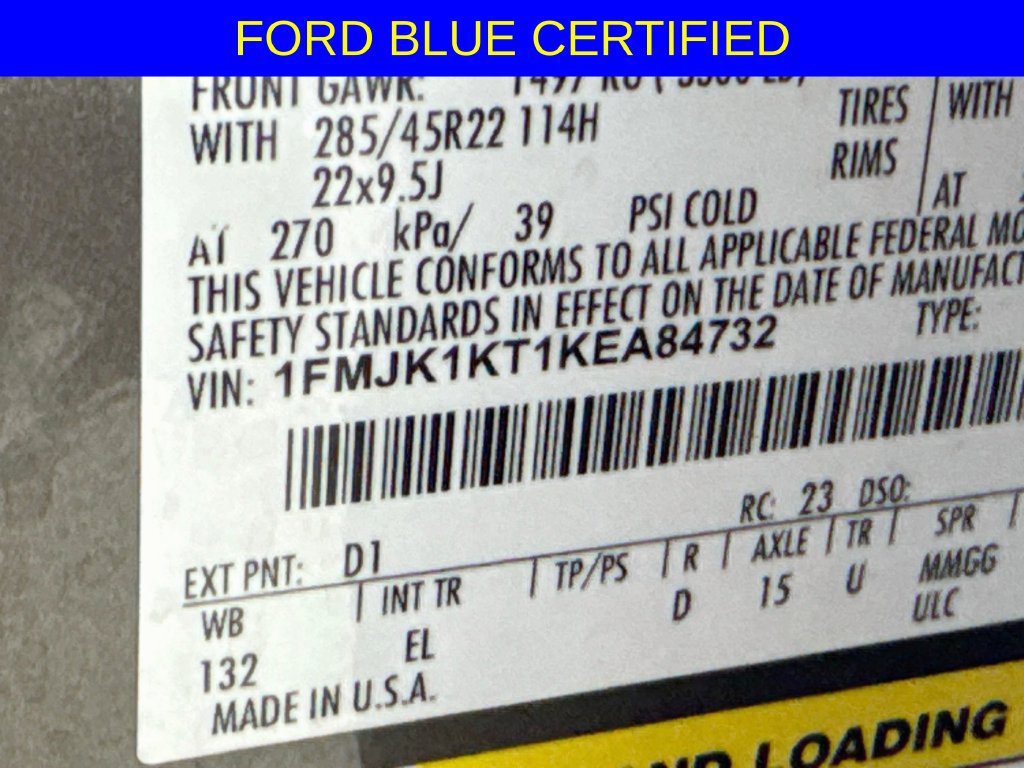 Certified 2019 Ford Expedition Max Limited w/ Equipment Group 302A RWD image 39