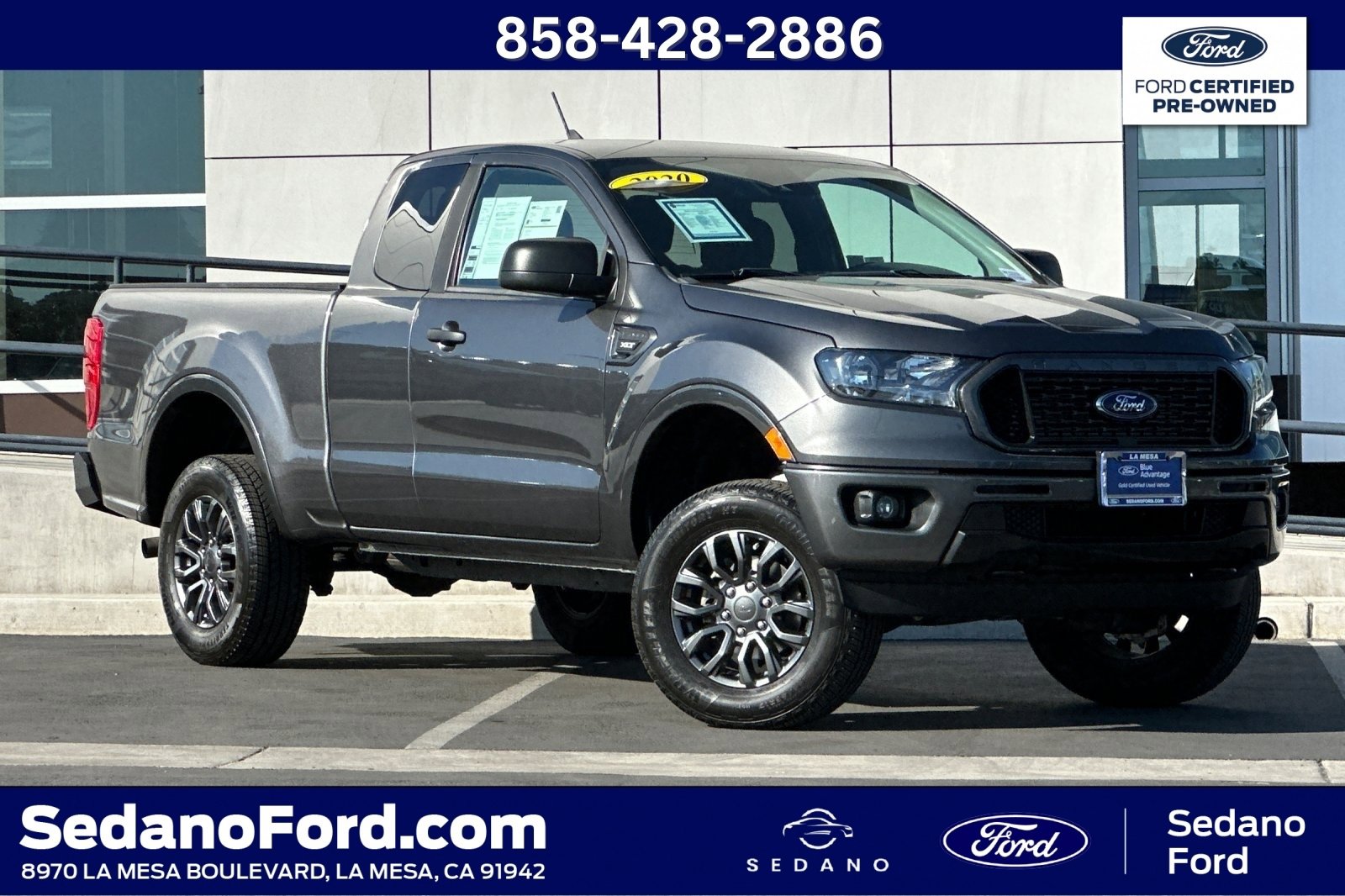 Certified 2020 Ford Ranger XLT w/ Equipment Group 301A Mid