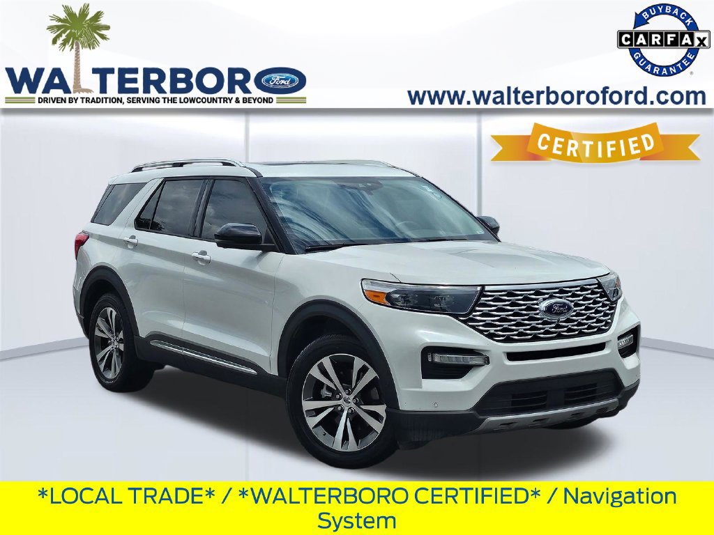 Certified 2020 Ford Explorer Platinum w/ Premium Technology Package