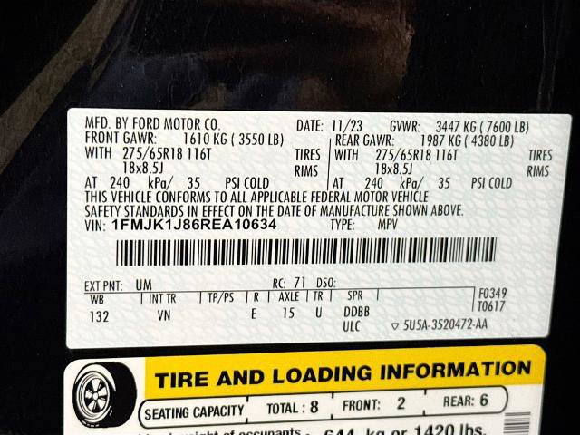 Certified 2024 Ford Expedition Max XLT AWD/4WD image 25