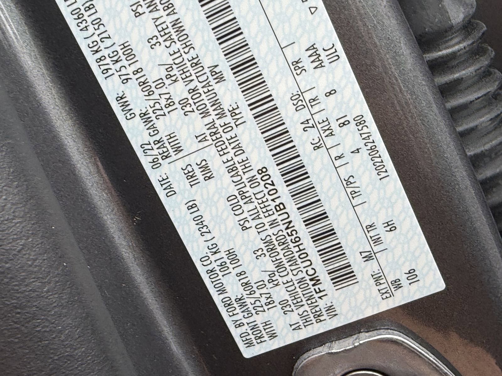 Certified 2022 Ford Escape SEL FWD image 33