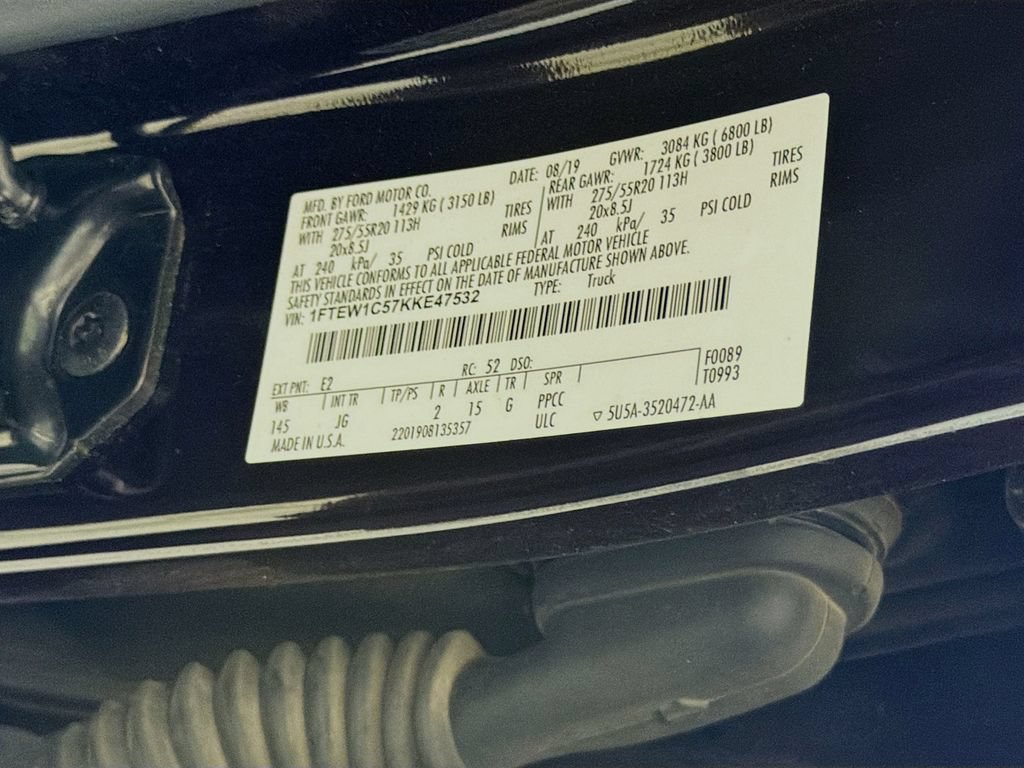 Certified 2019 Ford F150 XL w/ Equipment Group 101A Mid RWD image 30