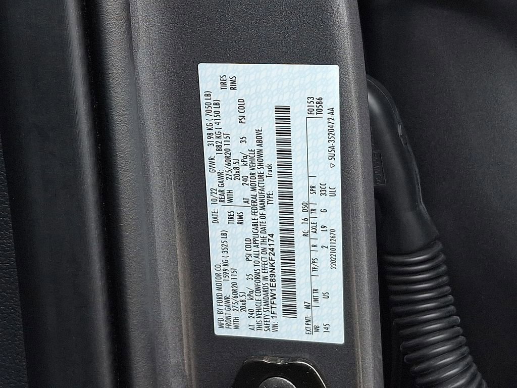 Certified 2022 Ford F150 XLT w/ Equipment Group 302A High AWD/4WD image 27