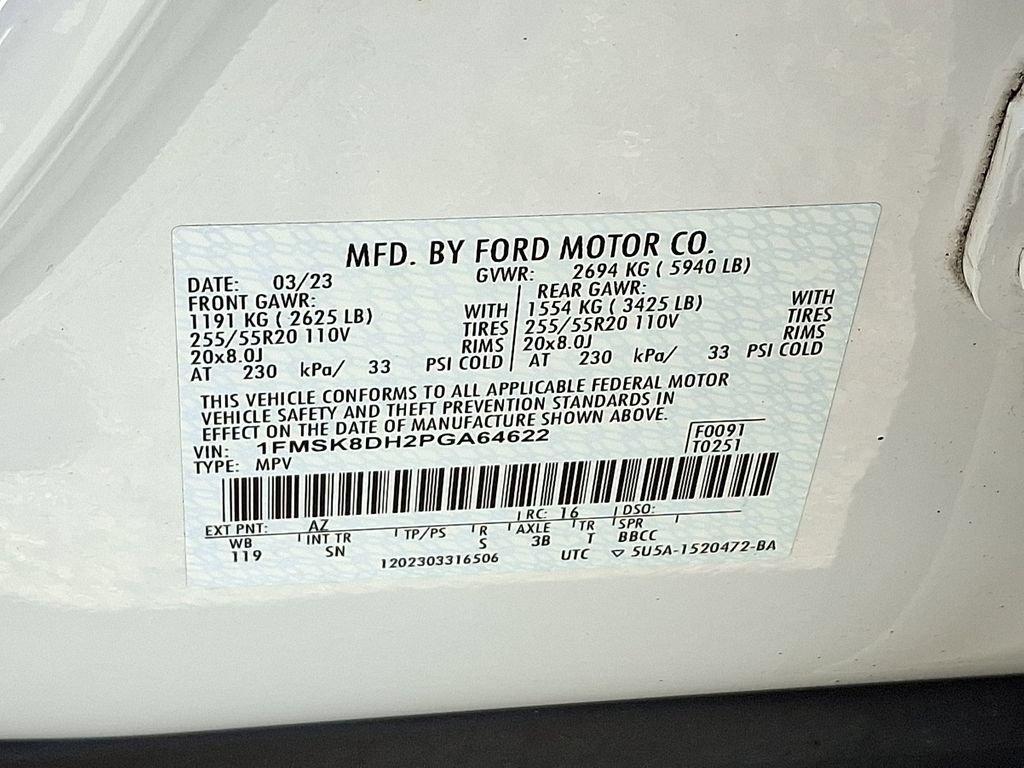 Certified 2023 Ford Explorer XLT w/ Equipment Group 202A AWD/4WD image 27