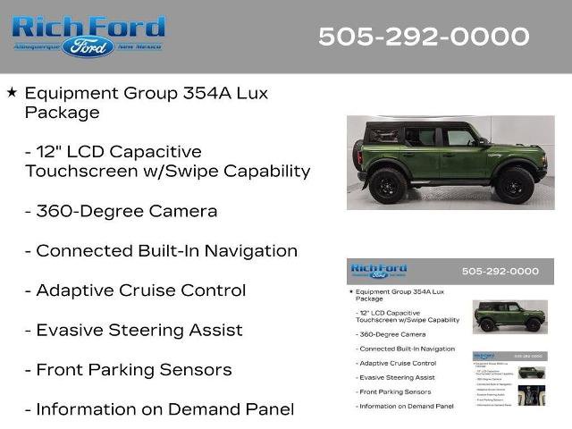 Certified 2023 Ford Bronco Wildtrak AWD/4WD image 12