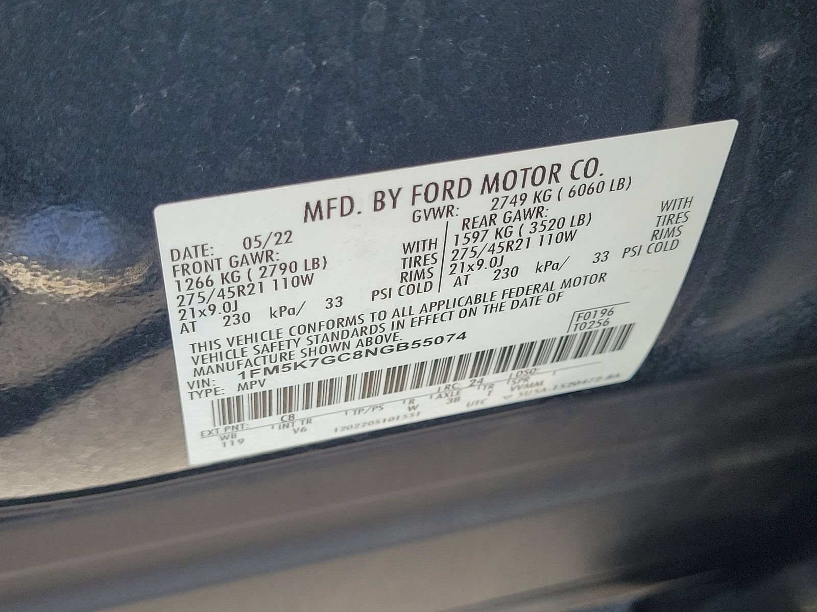 Certified 2022 Ford Explorer ST w/ ST Street Pack RWD image 32