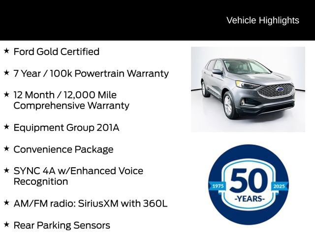 Certified 2024 Ford Edge SEL w/ Convenience Package image 11