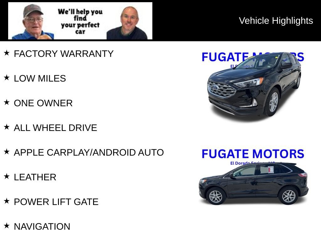 Certified 2022 Ford Edge SEL w/ Convenience Package AWD/4WD image 8