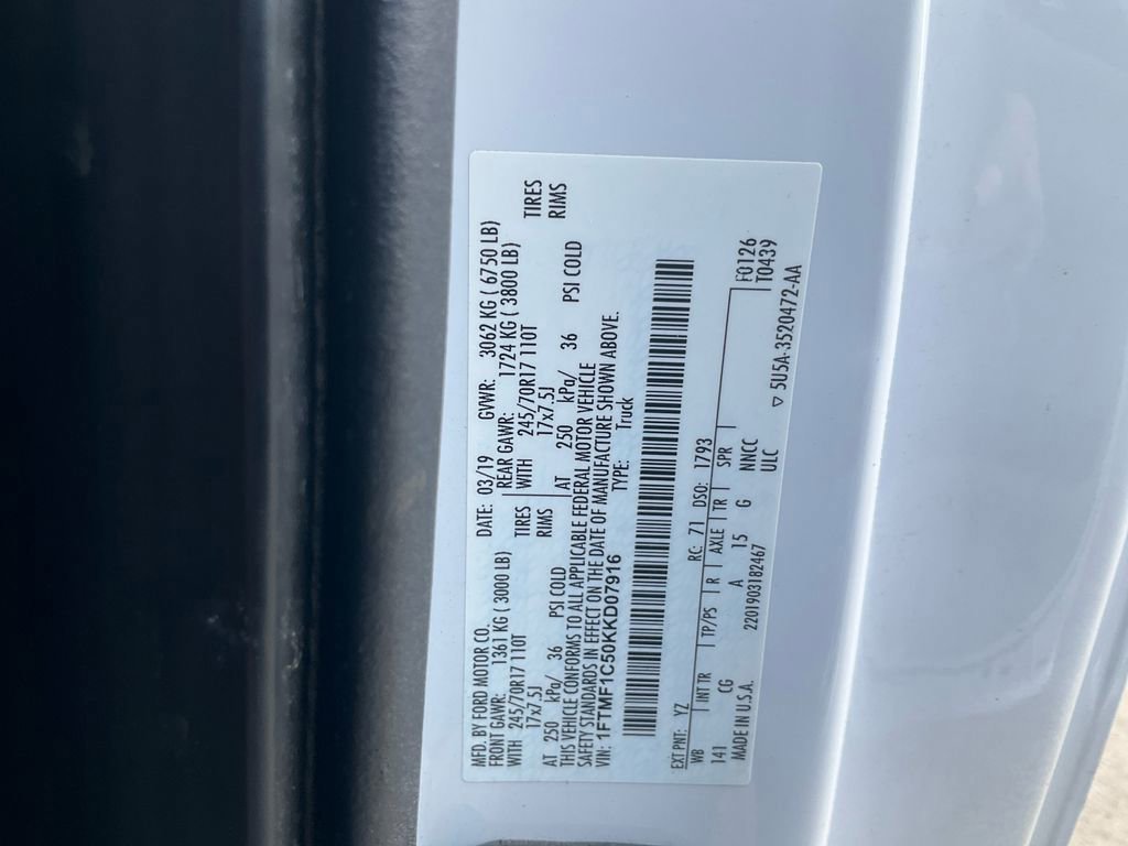 Certified 2019 Ford F150 XL w/ XL Power Equipment Group image 16