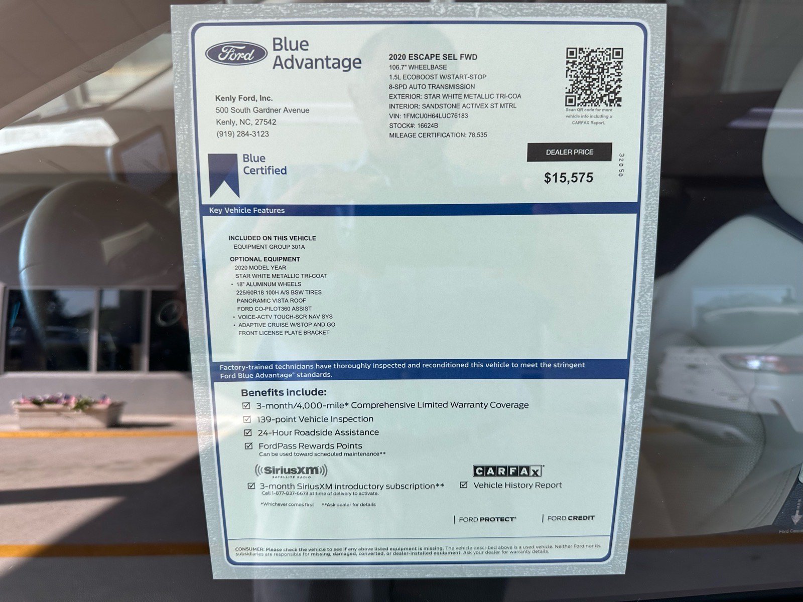 Certified 2020 Ford Escape SEL FWD image 4