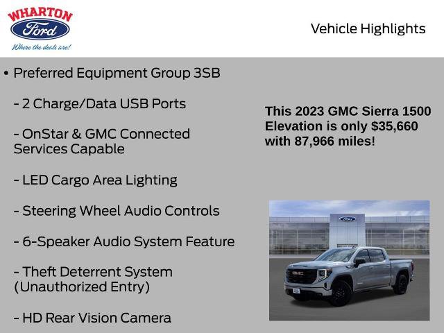 Used 2023 GMC Sierra 1500 Elevation w/ X31 Off-Road Package AWD/4WD image 21
