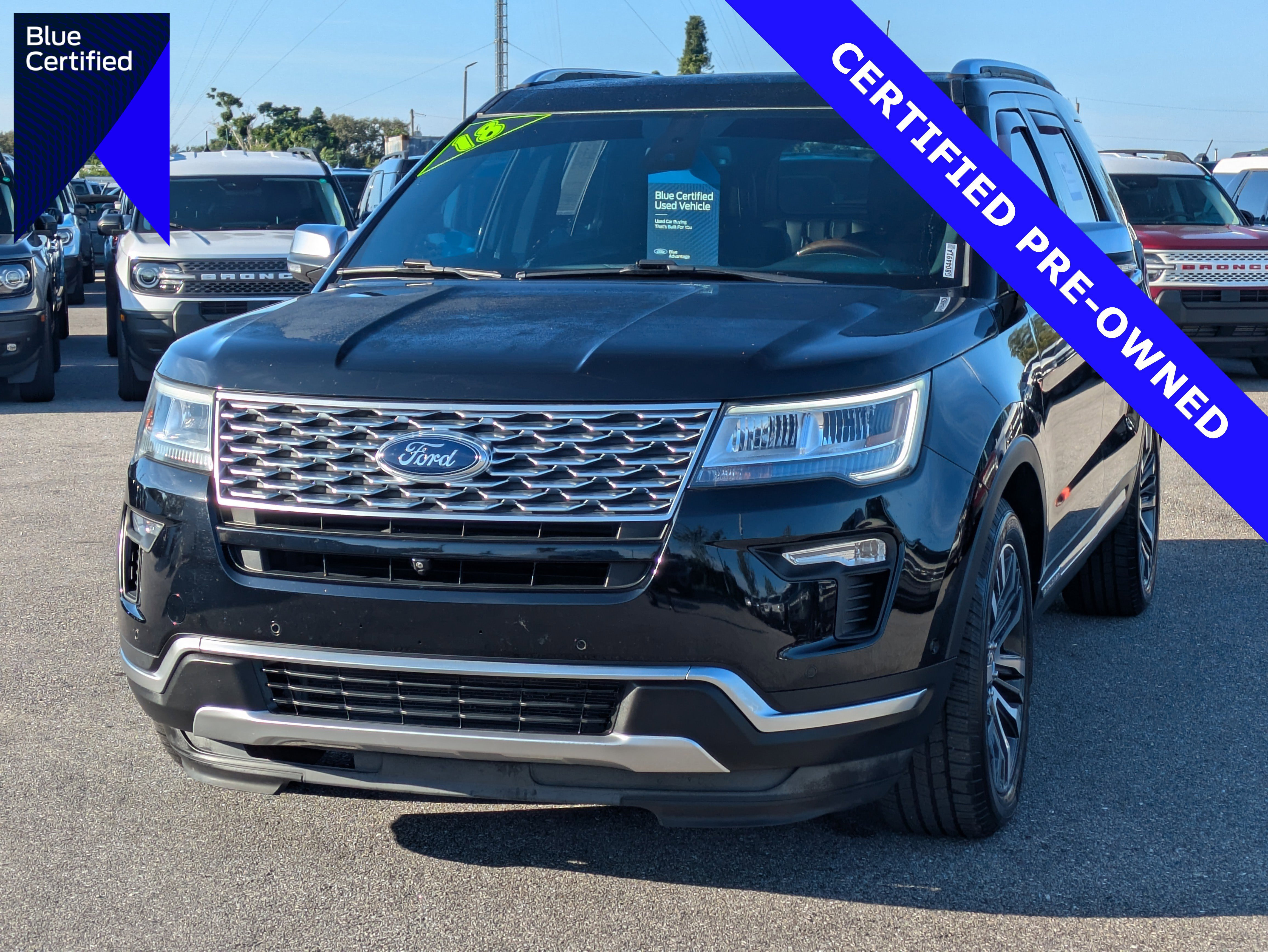 Certified 2018 Ford Explorer Platinum