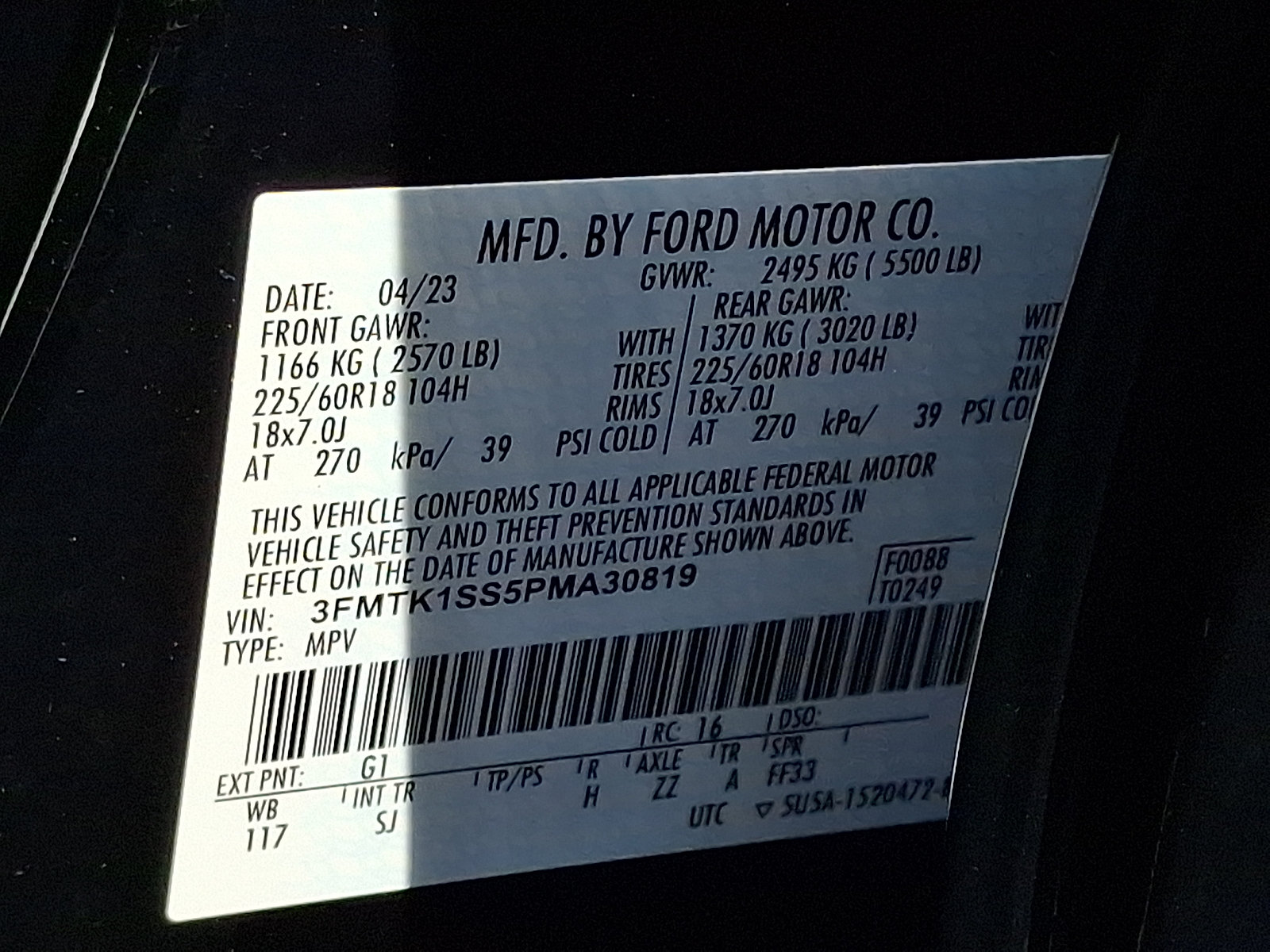 Certified 2023 Ford Mustang Mach-E Select AWD/4WD image 27
