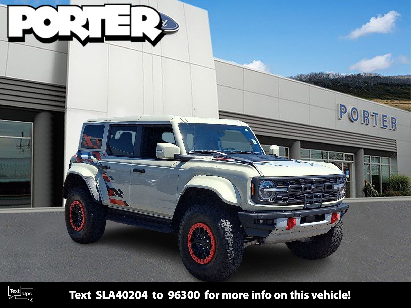 Certified 2025 Ford Bronco Raptor AWD/4WD image 1