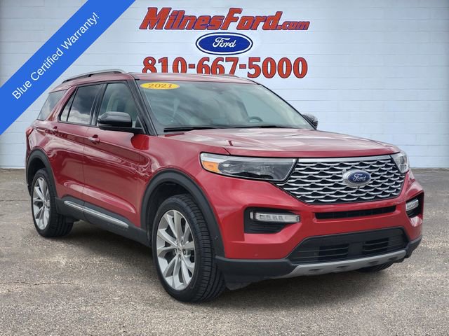Certified 2021 Ford Explorer Platinum w/ Equipment Group 601A AWD/4WD image 2