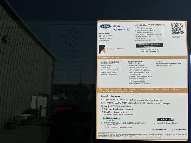 Certified 2022 Ford Bronco Raptor AWD/4WD image 21