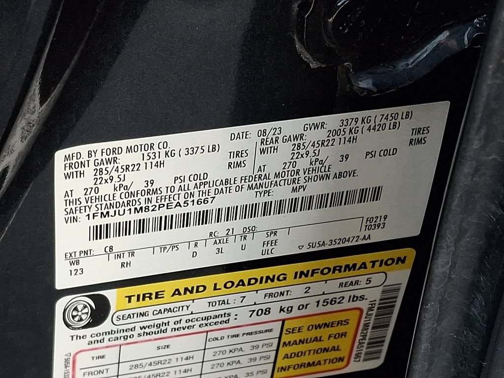 Certified 2023 Ford Expedition Platinum AWD/4WD image 27