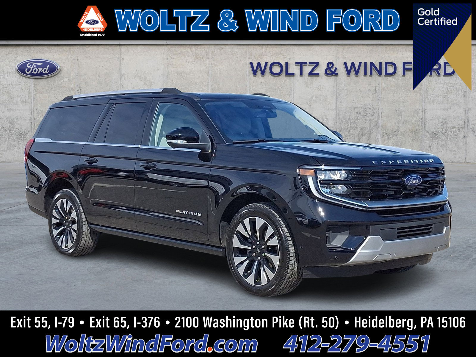 Certified 2025 Ford Expedition Max Platinum w/ Driver's Package