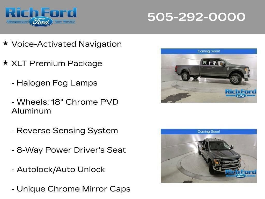 Certified 2021 Ford F250 XLT w/ XLT Premium Package AWD/4WD image 16