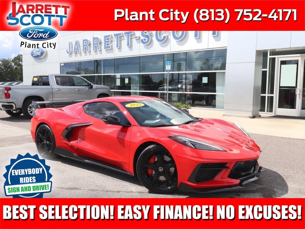 Used 2021 Chevrolet Corvette Stingray Premium Cpe w/ Z51 Performance Package RWD image 1