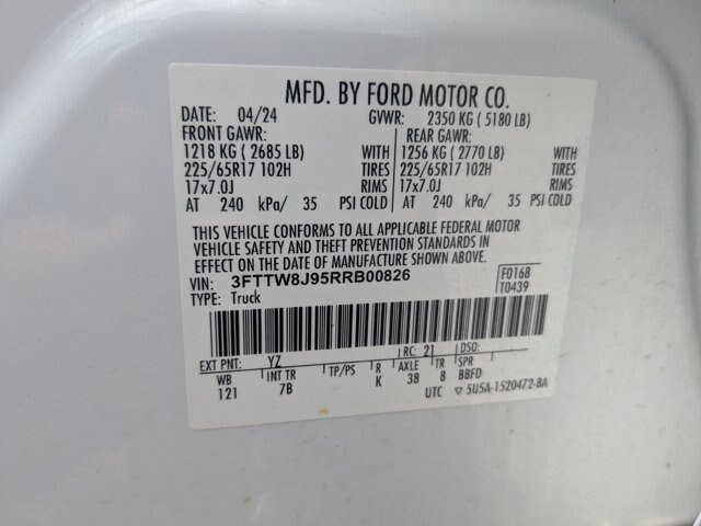 Certified 2024 Ford Maverick XLT w/ Equipment Group 300A Standard AWD/4WD image 34