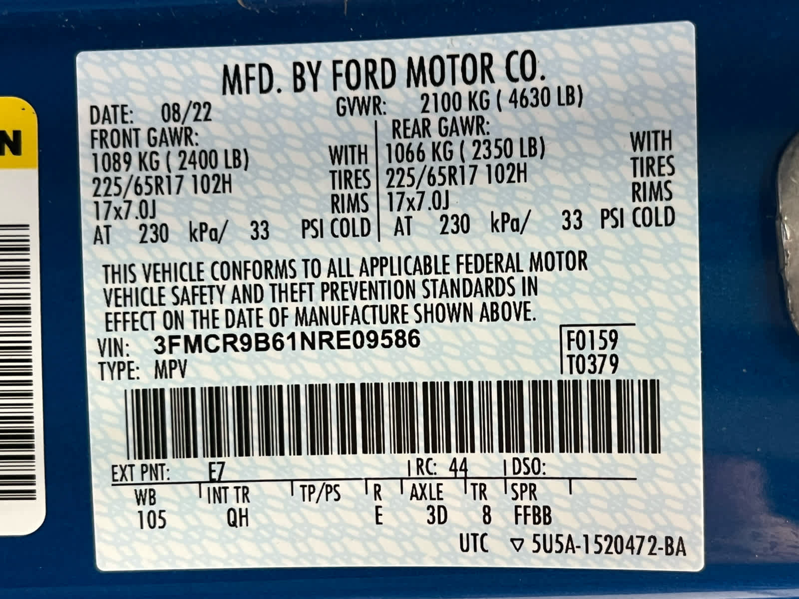 Certified 2022 Ford Bronco Sport Big Bend AWD/4WD image 21