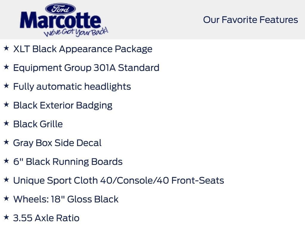 Certified 2024 Ford F150 XLT w/ XLT Black Appearance Package image 36