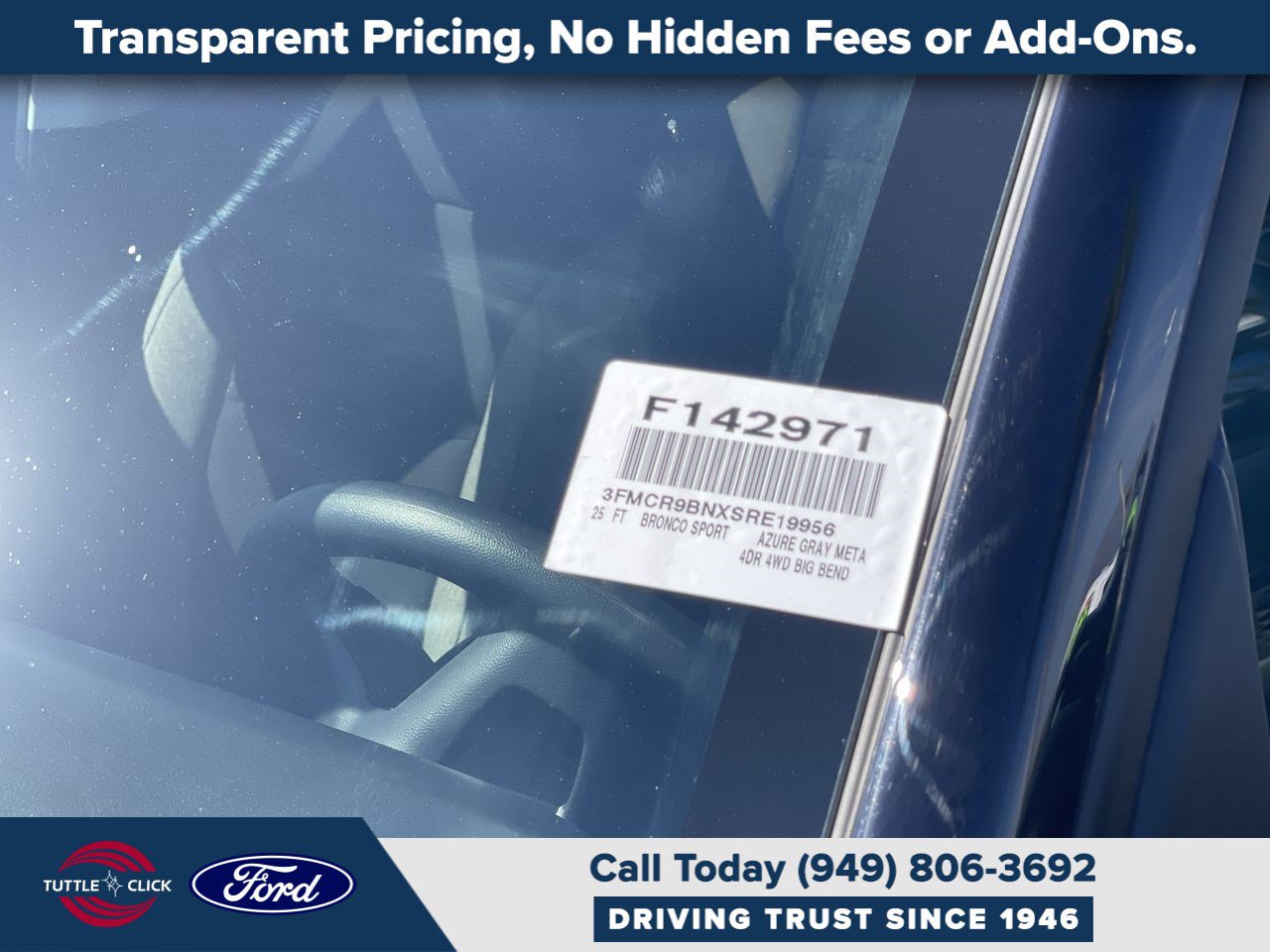 Certified 2025 Ford Bronco Sport Big Bend AWD/4WD image 33