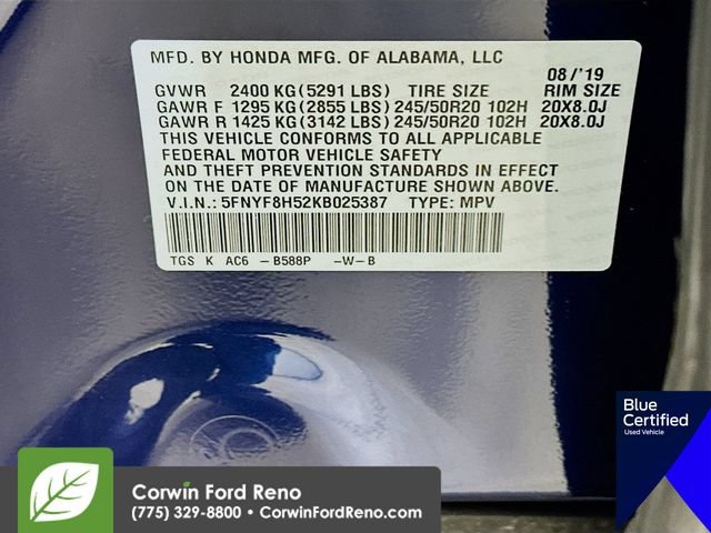 Used 2019 Honda Passport EX-L image 33